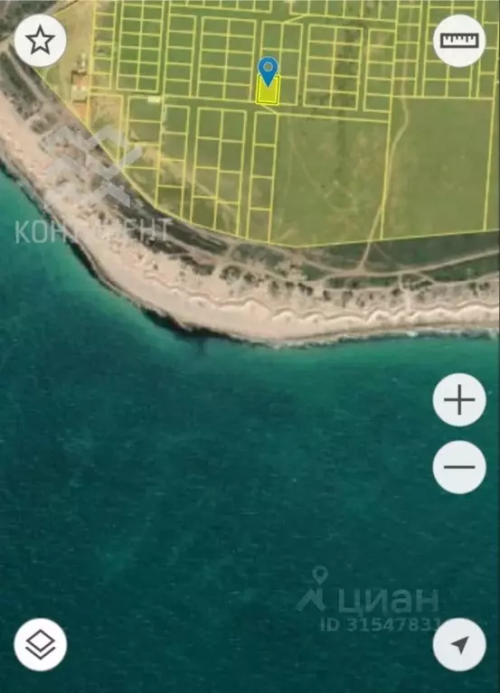 Участок в Крым, Сакский район, с. Молочное  (6.0 сот.) - Фото 1