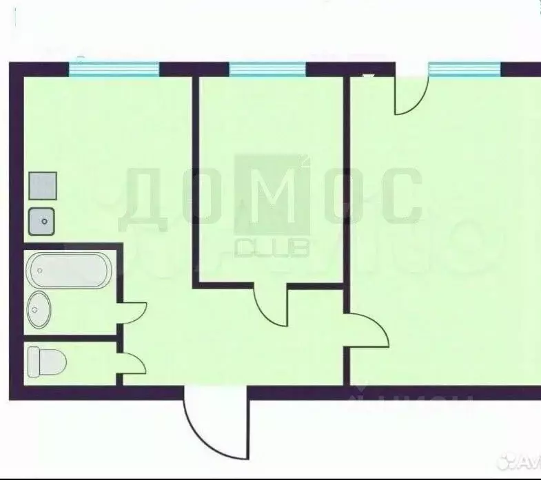 2-к кв. Свердловская область, Екатеринбург ул. Победы, 40/1 (46.0 м) - Фото 1