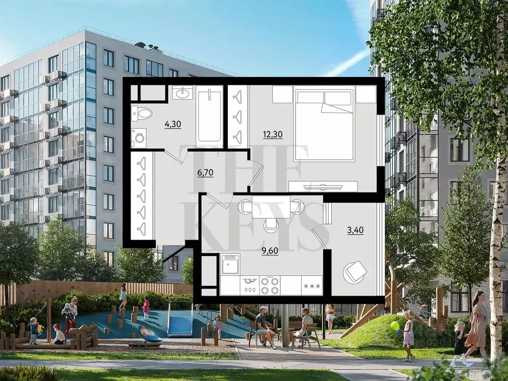 1-к кв. Ленинградская область, Ломоносовский район, Лаголовское с/пос, ... - Фото 1