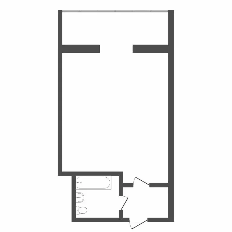 1-комнатная квартира: Тюмень, Олимпийская улица, 18 (17.1 м) - Фото 0