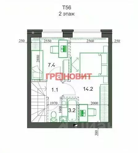 3-к кв. Новосибирская область, Новосибирский район, Мичуринский ... - Фото 1