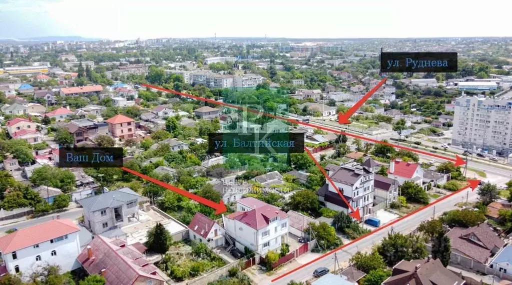 Дом в Севастополь ул. Балтийская, 3 (300 м) - Фото 1