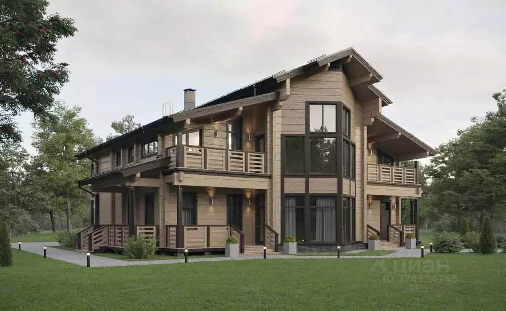 Коттедж в Ленинградская область, Всеволожский район, Куйвозовское ... - Фото 1