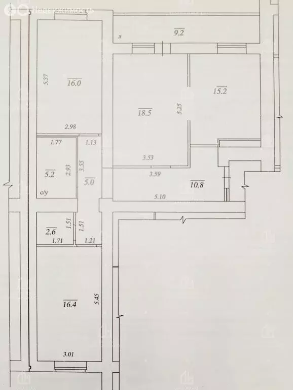 3-комнатная квартира: Самара, Вольская улица, 79 (90 м) - Фото 1