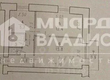 2-к кв. Омская область, Омск Осоавиахимовская ул., 189 (41.4 м) - Фото 1