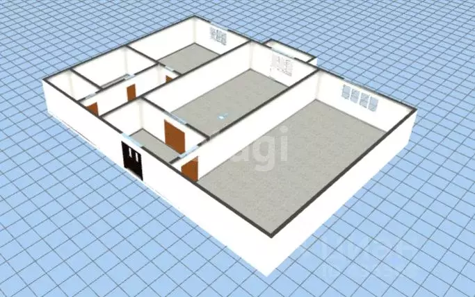 2-к кв. Белгородская область, Губкин ул. Ленина, 13 (43.4 м) - Фото 1