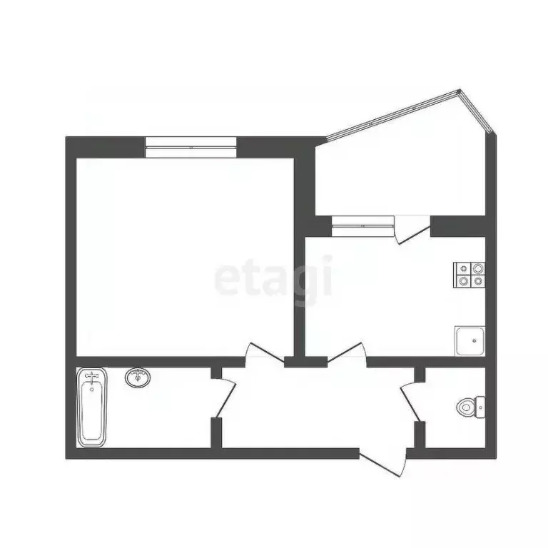 1-к кв. Тюменская область, Тюмень Широтная ул., 112к2 (50.0 м) - Фото 1