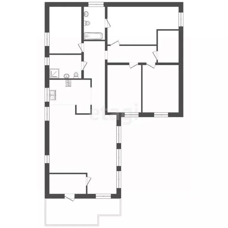 Дом в Ростовская область, Азовский район, Поселок Красный сад ул. ... - Фото 2