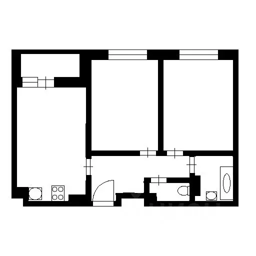 2-к кв. Нижегородская область, Нижний Новгород ул. Романтиков, 6 (50.0 ... - Фото 2
