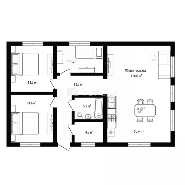 Дом в Новосибирская область, Новосибирский район, Криводановский ... - Фото 2