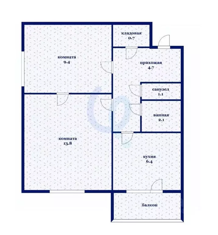 2-к кв. Краснодарский край, Краснодар ул. Гагарина (41.0 м) - Фото 2