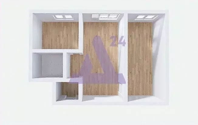 2-к кв. Алтайский край, Барнаул ул. Георгия Исакова, 129 (42.9 м) - Фото 1