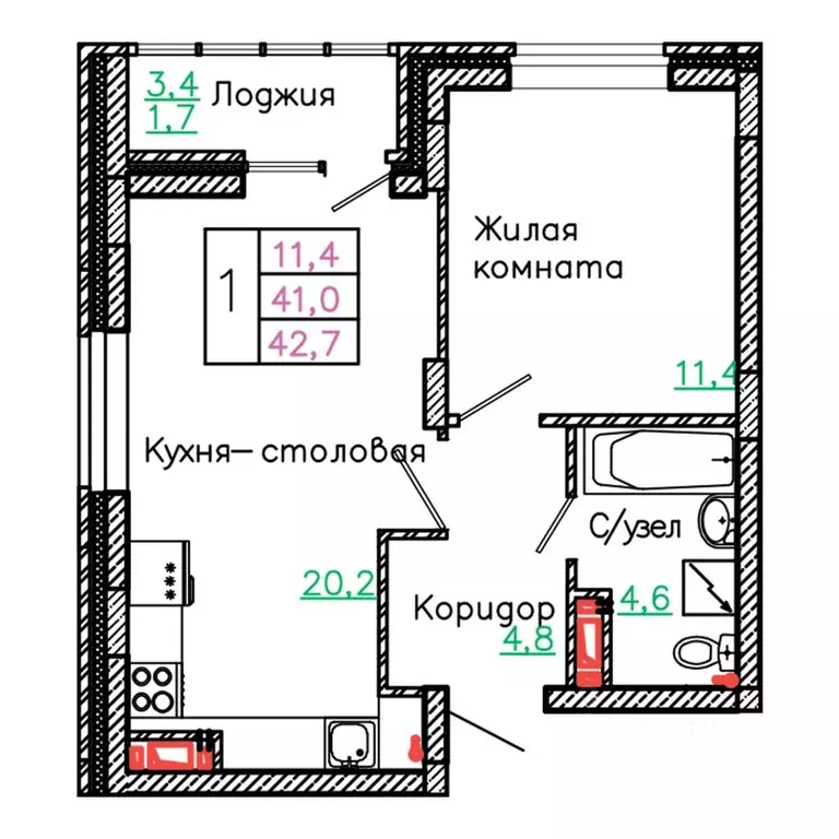 1-к кв. Белгородская область, Старый Оскол Садовые Кварталы мкр, 4 ... - Фото 0