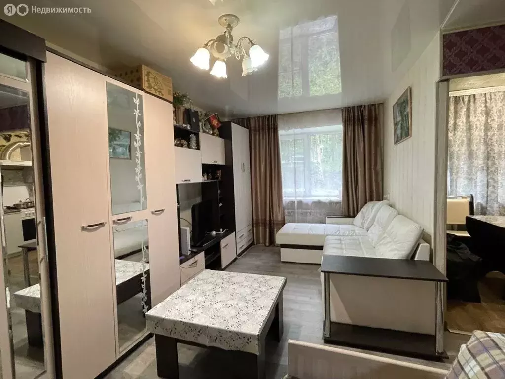 1-комнатная квартира: Мурманск, улица Магомета Гаджиева, 16 (30.2 м) - Фото 0