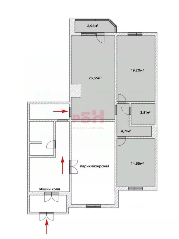 Помещение свободного назначения в Тюменская область, Тюменский ... - Фото 2
