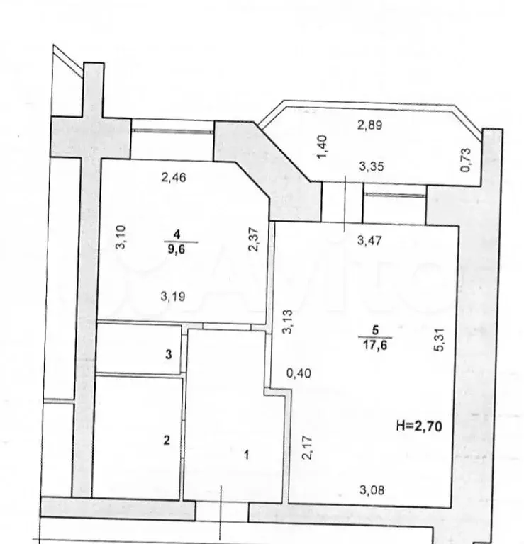 1-к. квартира, 37,6 м, 5/10 эт. - Фото 0