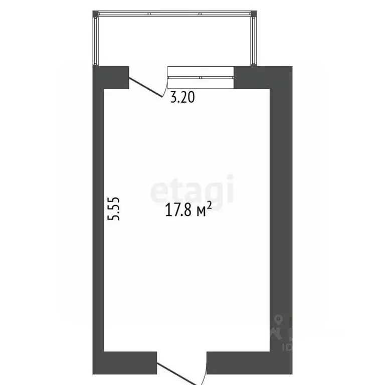 Комната Орловская область, Орел ул. Калинина, 8 (17.8 м) - Фото 2