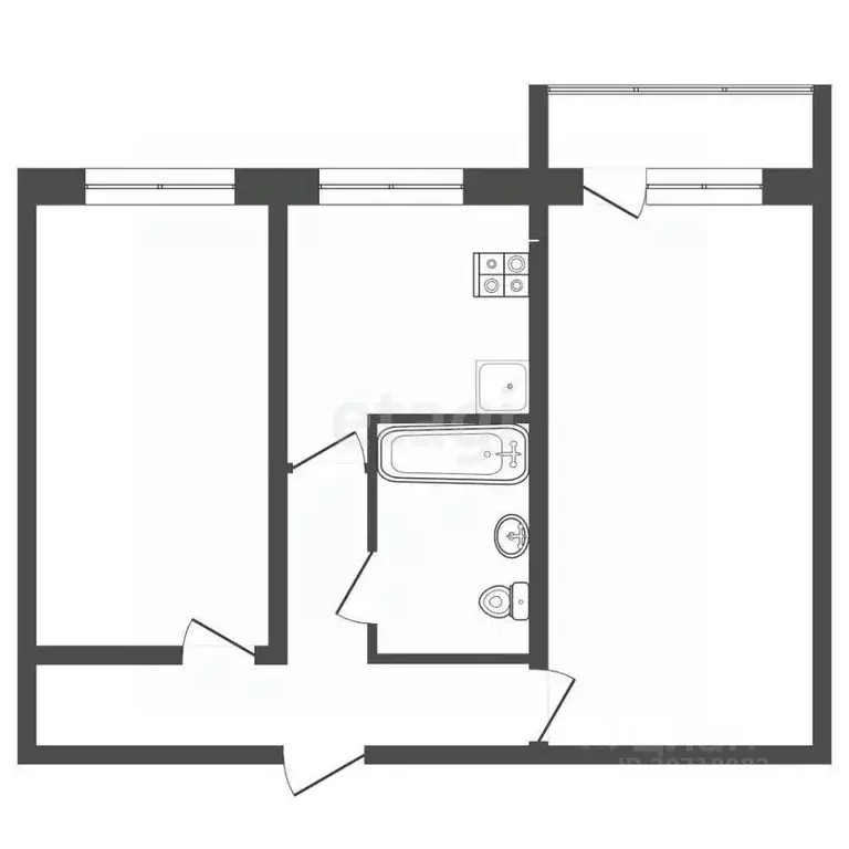 2-к кв. Камчатский край, Петропавловск-Камчатский просп. Циолковского, ... - Фото 1