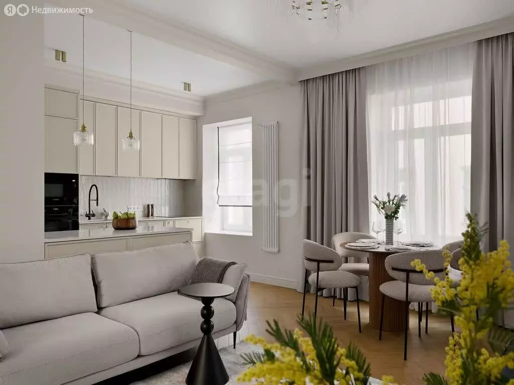 2-комнатная квартира: Санкт-Петербург, улица Декабристов, 31 (50 м) - Фото 1