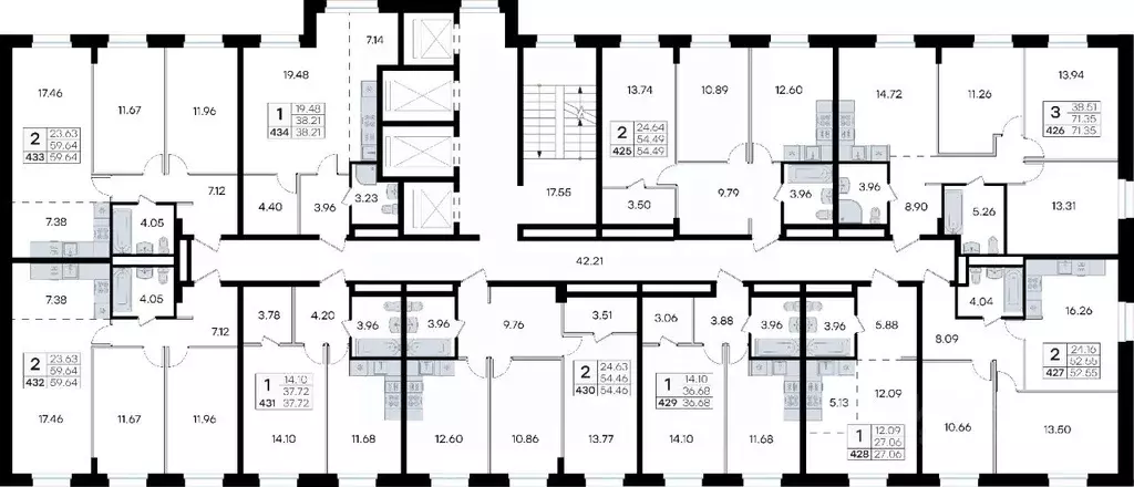 2-к кв. Приморский край, Владивосток ул. Тухачевского, 80 (59.64 м) - Фото 2