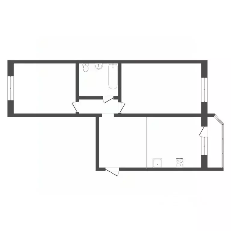 2-к кв. Тюменская область, Тюмень Кремлевская ул., 110к3 (66.4 м) - Фото 2