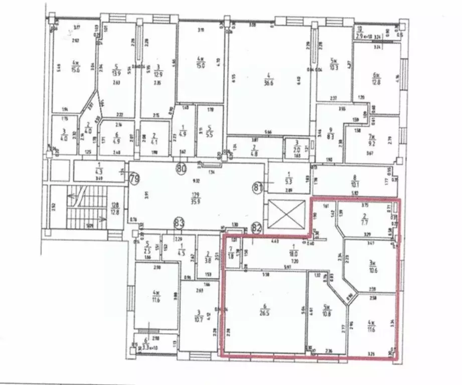 3-к кв. Калининградская область, Калининград ул. Юрия Гагарина (83.0 ... - Фото 2