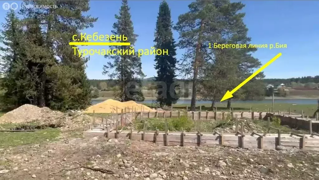 Участок в село Кебезень, улица Береговая-Заречье (14.81 м) - Фото 1
