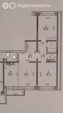 3-комнатная квартира: Иркутск, улица Дыбовского, 8/11 (88.3 м) - Фото 0