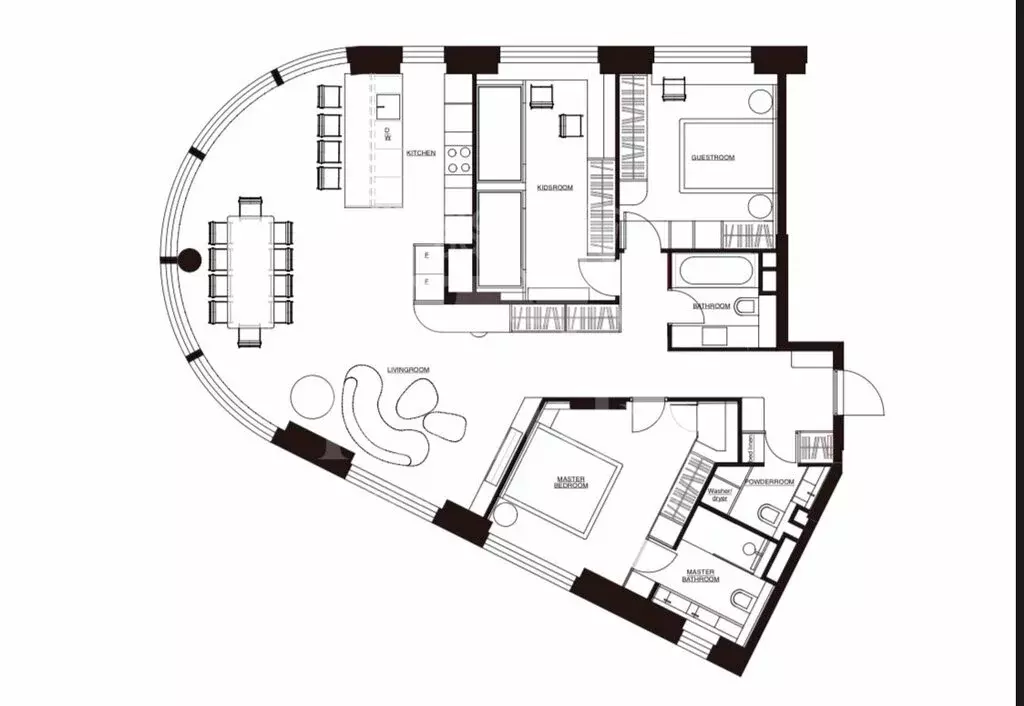 4-комнатная квартира: Москва, Профсоюзная улица, 2/22 (121.3 м) - Фото 1