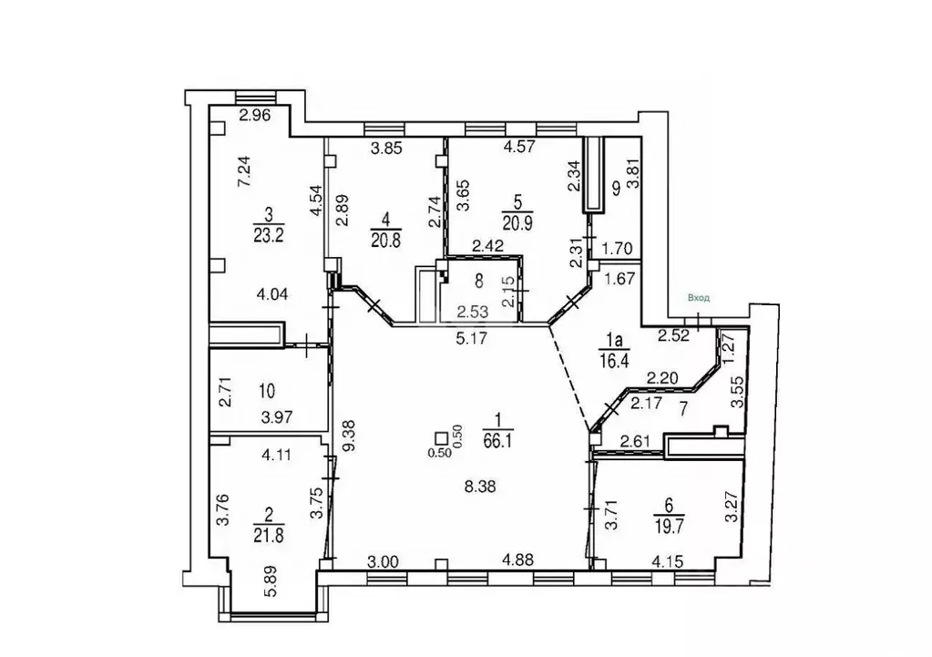 5-к кв. Москва Варсонофьевский пер., 6 (223.0 м) - Фото 1