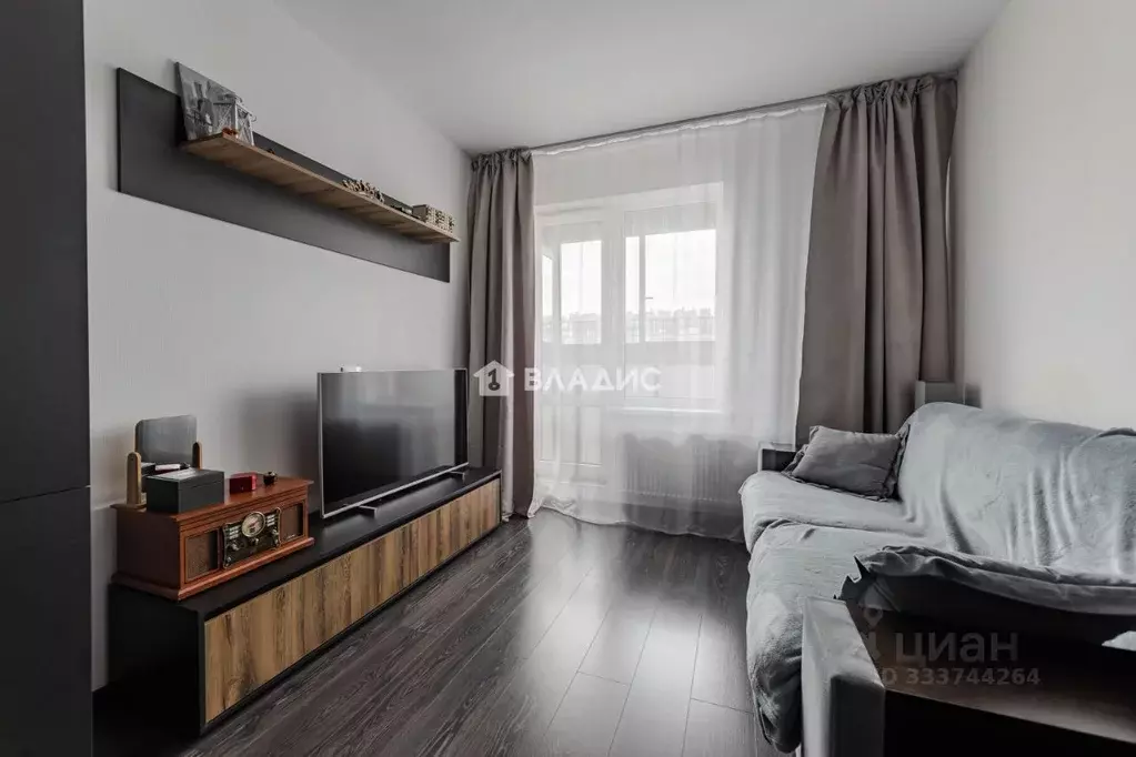 Студия Санкт-Петербург ул. Генерала Кравченко, 5к2 (24.0 м) - Фото 2