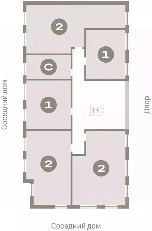2-к кв. Новосибирская область, Новосибирский район, Краснообск рп, 3-й ... - Фото 2