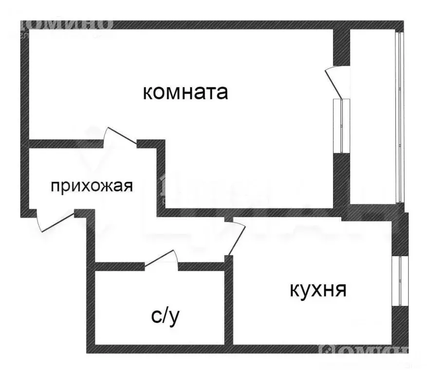 1-к кв. Ленинградская область, Гатчина ул. Изотова, 7 (43.0 м) - Фото 2