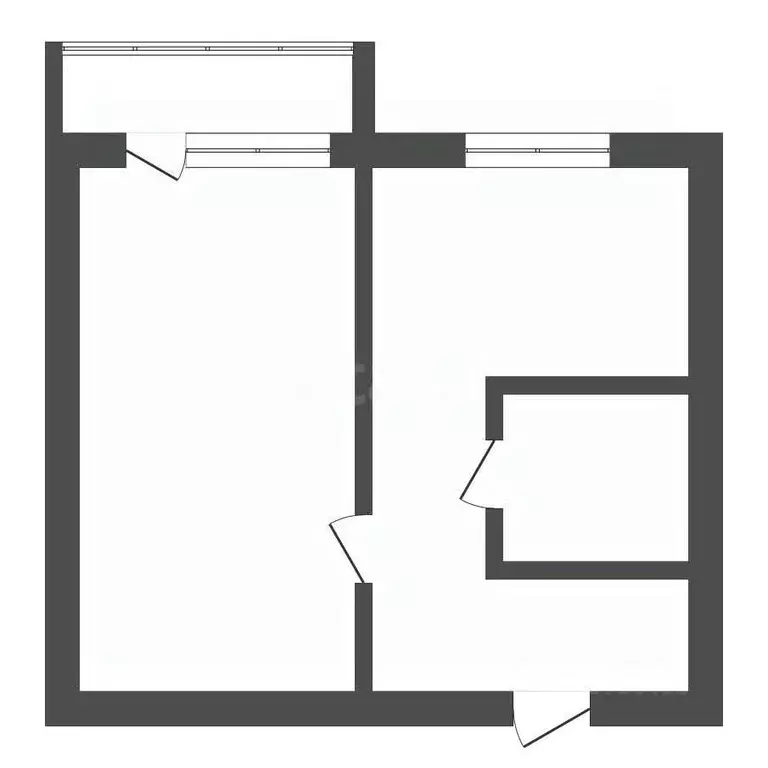 1-к кв. Амурская область, Тында ул. Московских строителей, 3 (33.4 м) - Фото 1