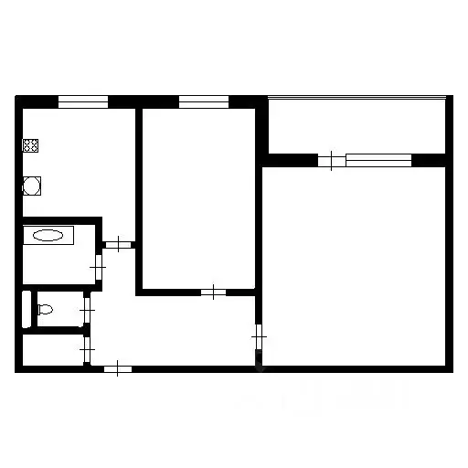 2-к кв. Санкт-Петербург Хасанская ул., 24 (52.0 м) - Фото 1