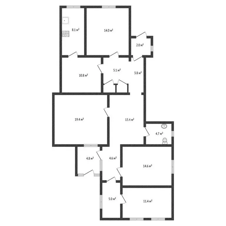 Дом в Черкесск, улица Чкалова (123 м) - Фото 0