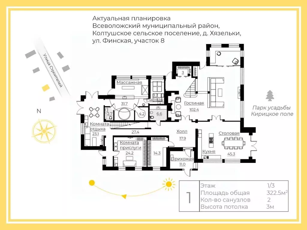 Дом в Ленинградская область, Тосненский район, Федоровское городское ... - Фото 2