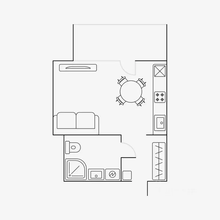 Студия Москва ш. Энтузиастов, 3к1 (29.0 м) - Фото 1