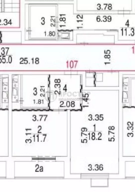 1-к кв. Москва Амурская ул., 1Ак1 (36.9 м) - Фото 2