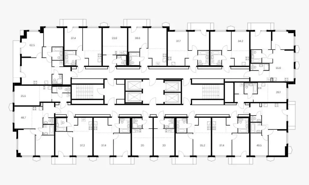 Студия Москва проезд Проектируемый № 7536 (20.0 м) - Фото 1