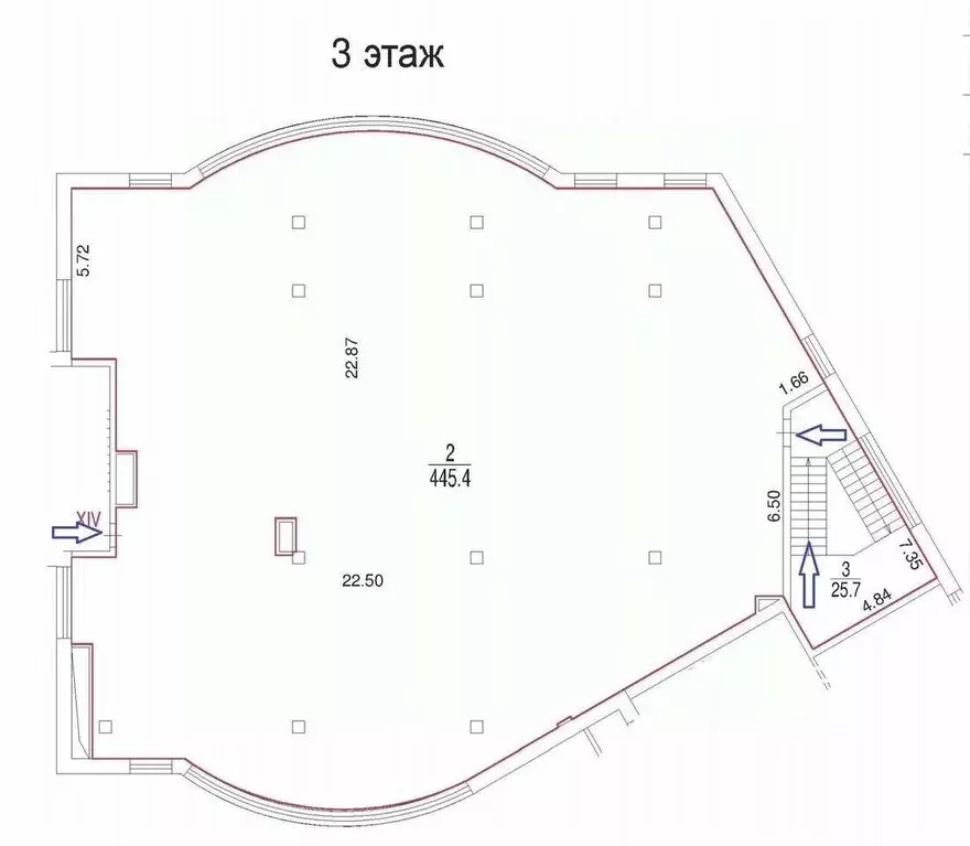 Офис в Москва Кировоградская ул., 22к2 (471 м) - Фото 1