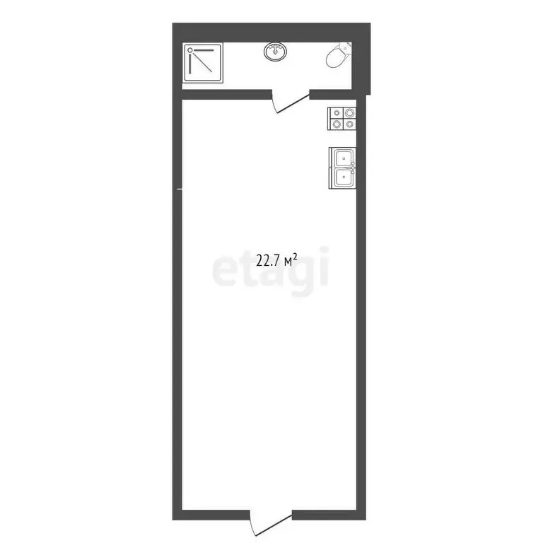 Квартира-студия: Анапа, улица Ленина, 180Ак12 (22.2 м) - Фото 0