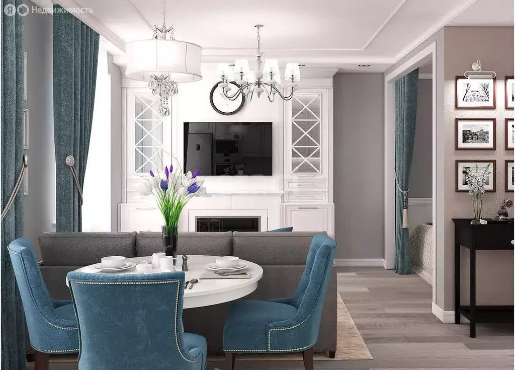 Квартира-студия: Новосибирск, улица Дмитрия Донского, 25/1 (50.7 м) - Фото 2