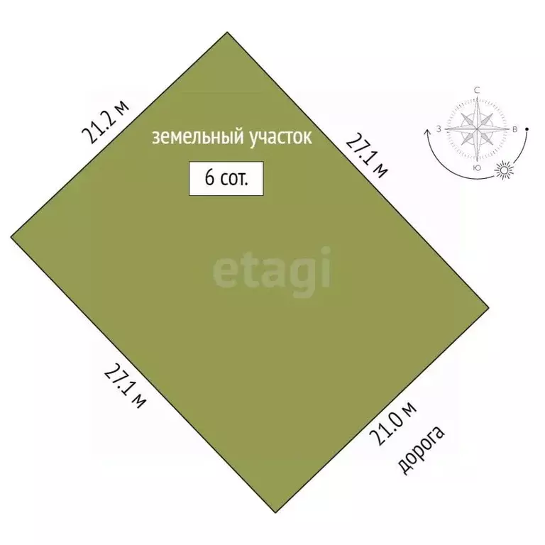 Участок в Ростовская область, Азовский район, Елизаветинское с/пос, ... - Фото 2