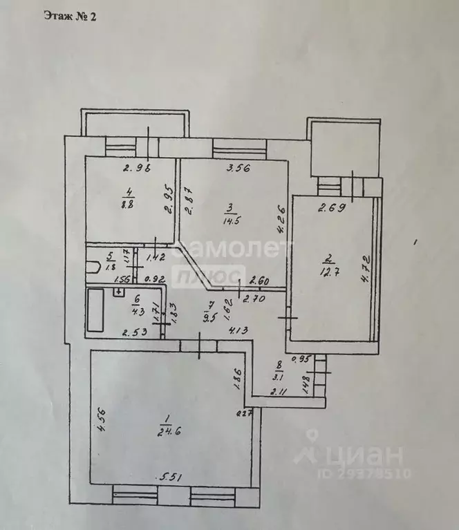 3-к кв. Кировская область, Киров ул. Ленина, 187 (82.2 м) - Фото 1