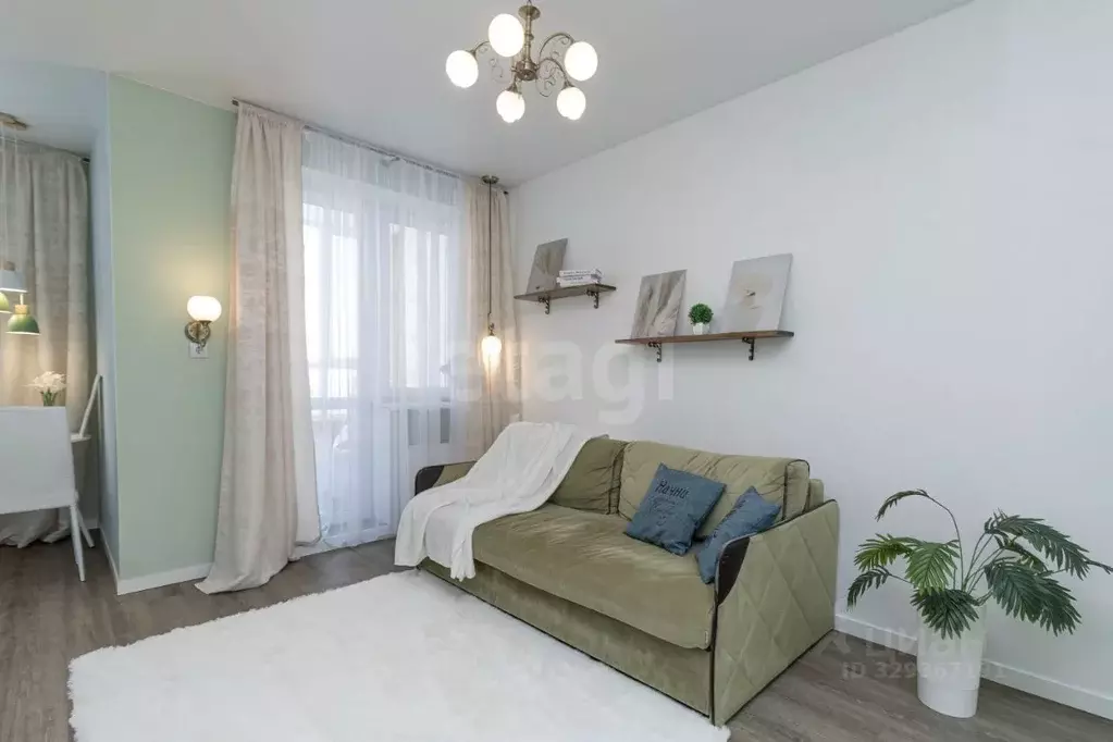 Студия Тюменская область, Тюмень Дамбовская ул., 25к1 (24.0 м) - Фото 1