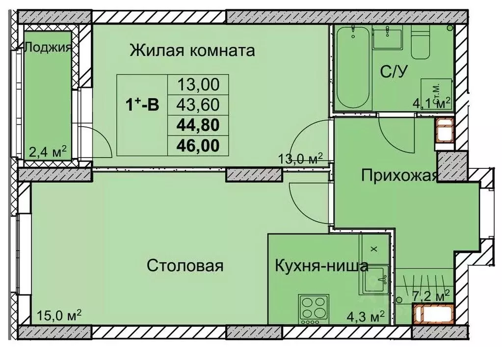 1-к кв. Нижегородская область, Нижний Новгород 1-я Оранжерейная ул., ... - Фото 0