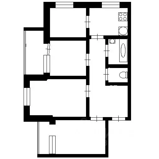 4-к кв. Тверская область, Тверь ул. Артюхиной, 24к1 (88.3 м) - Фото 2