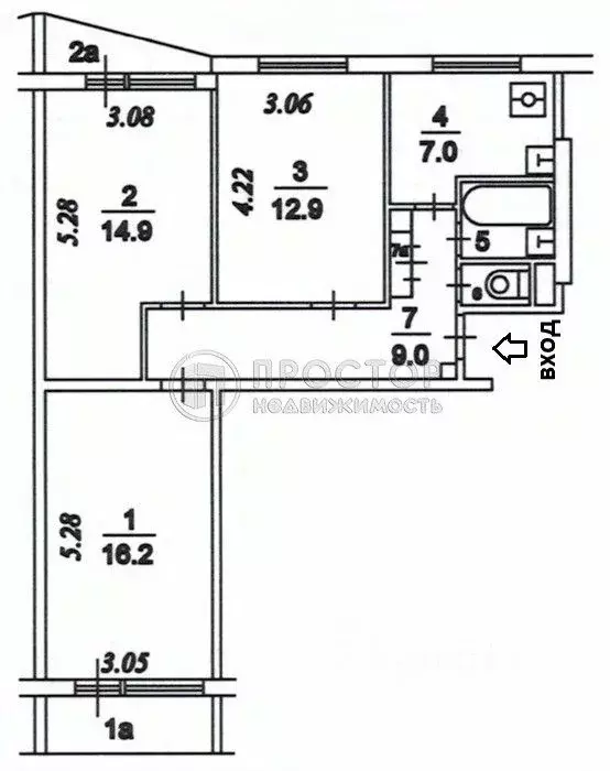 Комната Москва 3-я Карачаровская ул., 4К1 (14.8 м) - Фото 1