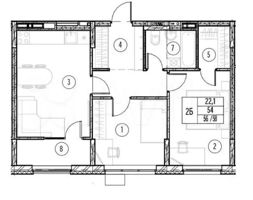3-комнатная квартира: Пенза, улица Измайлова, 38 (58 м) - Фото 0